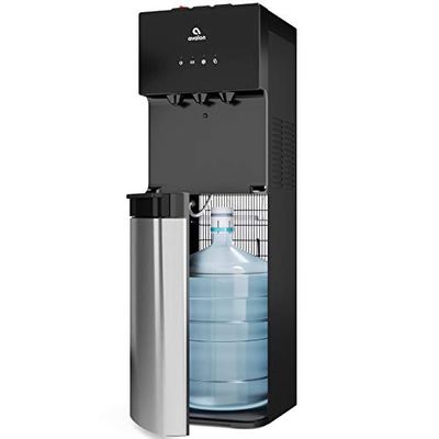 Avalon Bottom Loading Water Cooler Water Dispenser, 3 Temperature, UL/Energy Star Approved, Black & Stainless Steel