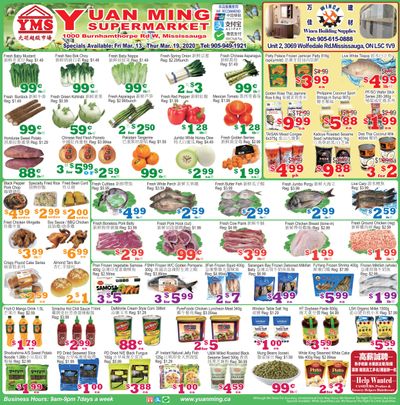 Yuan Ming Supermarket Flyer March 13 to 19