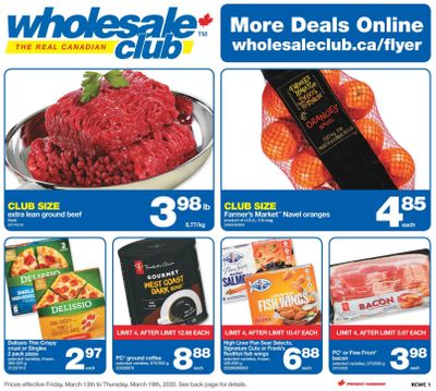 Real Canadian Wholesale Club Flyer March 13 to 19