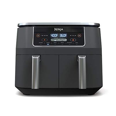Ninja Foodi 6-in-1 8-qt. 2-Basket Air Fryer with DualZone Technology, Black