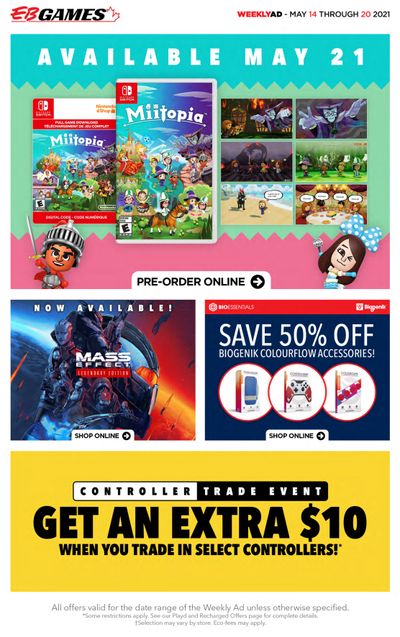 EB Games Flyer May 14 to 20