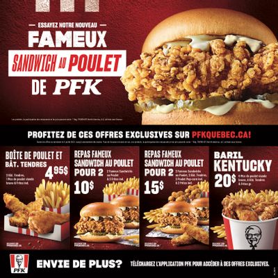 KFC Canada Coupons (QC-Gatineau), until July 4, 2021