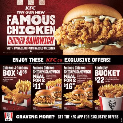 KFC Canada Coupons (SK), until July 4, 2021