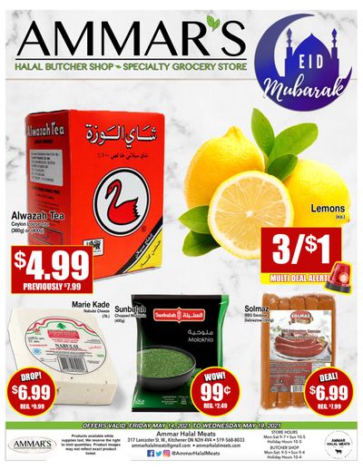 Ammar's Halal Meats Flyer May 14 to 19