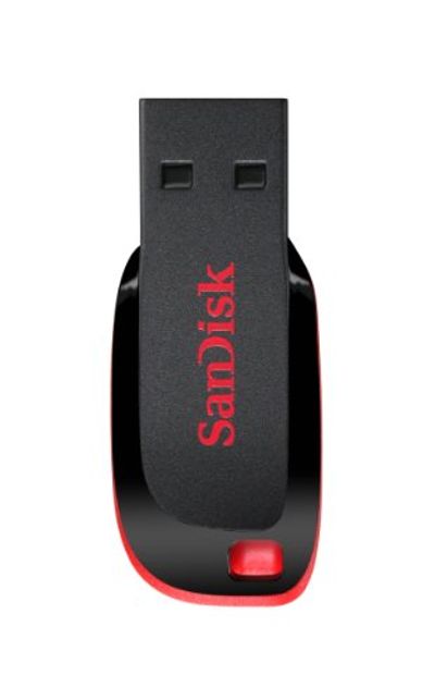 Sandisk Cruzer Blade 32 GB USB Flash Drive SDCZ50-032G-B35, Black