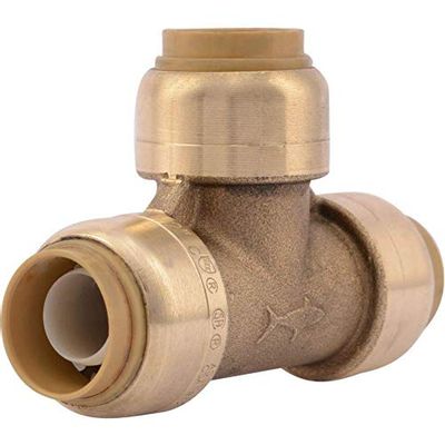 SharkBite U362LFA 1/2-Inch Tee, Plumbing Fittings for Residential and Commercial Water Applications, Lead-Free