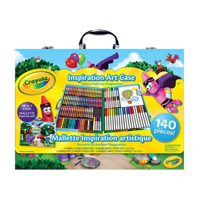 Crayola Inspiration Art Case; 140 Art Supplies, Crayons, Gift for Boys and Girls, Kids, Adults, Ages 3,4, 5, 6, and Up on Sale for $ 14.87 (Save $15.12) at Amazon Canada