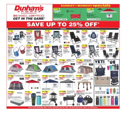 Dunham's Sports (MI, PA) Weekly Ad Flyer May 15 to May 20 Dunham's Sports (MI, PA) Weekly Ad Flyer May 15 to May 20