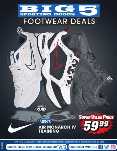 Big 5 (AZ, CA, CO, ID, NM, OR, UT, WA) Weekly Ad Flyer May 16 to May 22