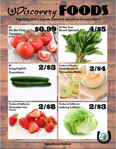Discovery Foods Flyer May 16 to 22