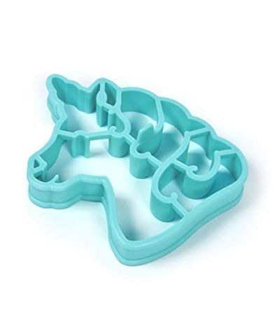 Fred & Friends Crack A Smile Silicone Egg and Pancake Breakfast Mold. 5.75-Inch, Blue Unicorn