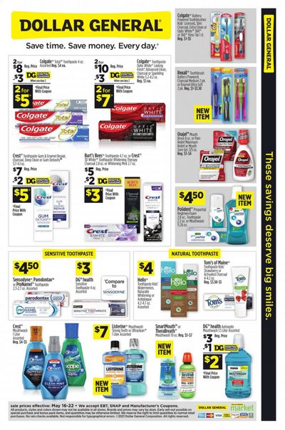 Dollar General Weekly Ad Flyer May 16 to May 22