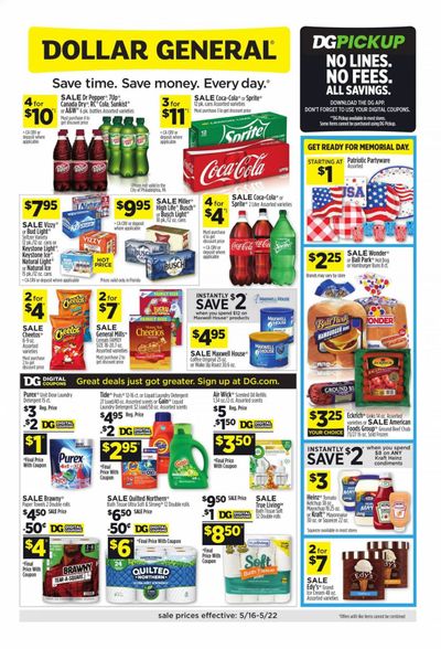 Dollar General (FL) Weekly Ad Flyer May 16 to May 22