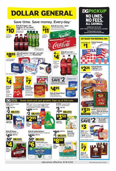 Dollar General (AL) Weekly Ad Flyer May 16 to May 22