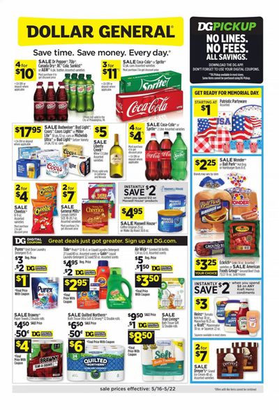 Dollar General (CA, NV) Weekly Ad Flyer May 16 to May 22