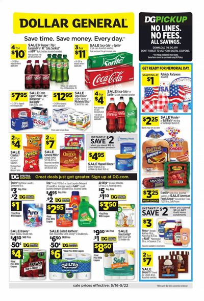 Dollar General (TX) Weekly Ad Flyer May 16 to May 22