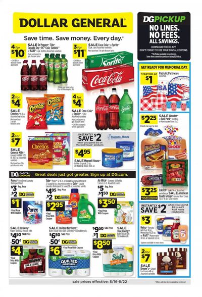 Dollar General (NM, OR) Weekly Ad Flyer May 16 to May 22