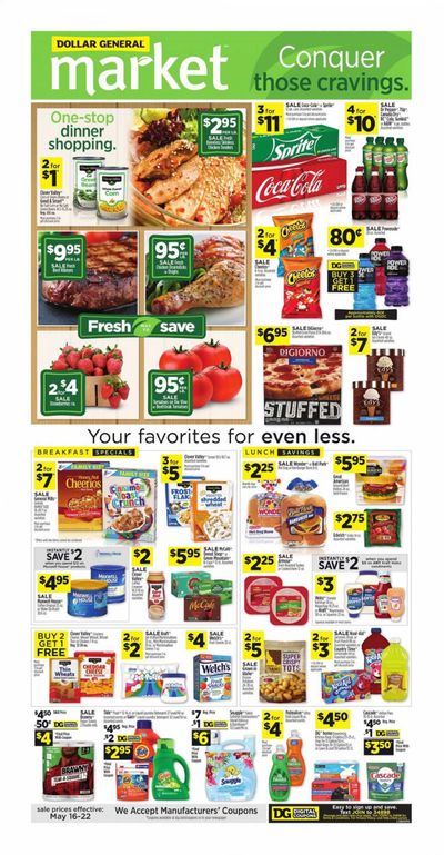 Dollar General (IN, OH) Weekly Ad Flyer May 16 to May 22
