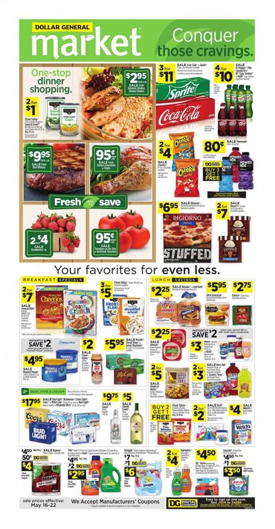 Dollar General (CA) Weekly Ad Flyer May 16 to May 22