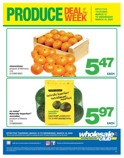 Wholesale Club (ON) Produce Deal of the Week Flyer March 12 to 18