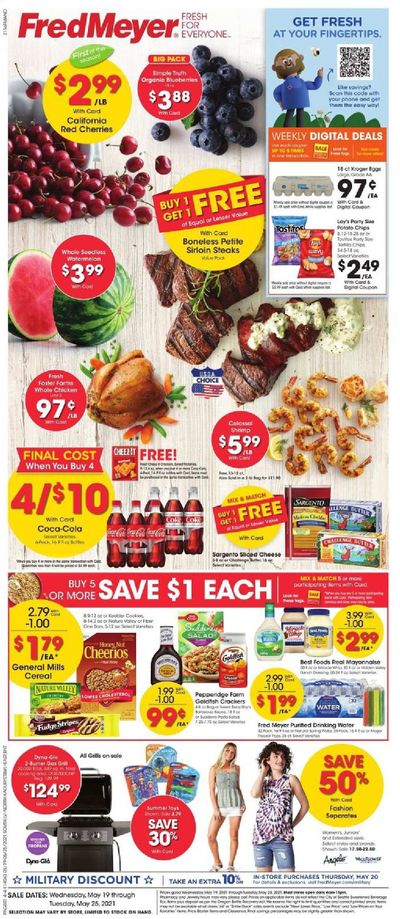 Fred Meyer (DC, DE, NJ, NY, PA, VA) Weekly Ad Flyer May 19 to May 25