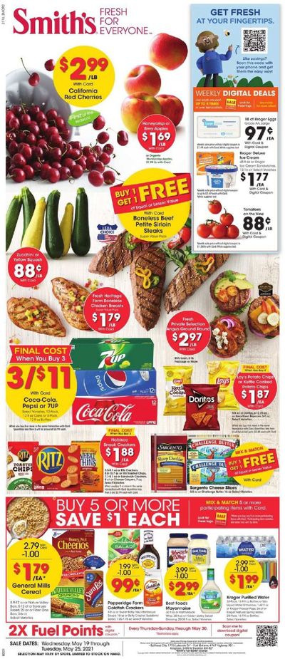 Smith's (AZ, ID, MT, NM, NV, UT, WY) Weekly Ad Flyer May 19 to May 25