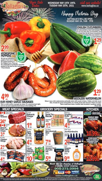 Battaglia's Marketplace Flyer May 19 to 25