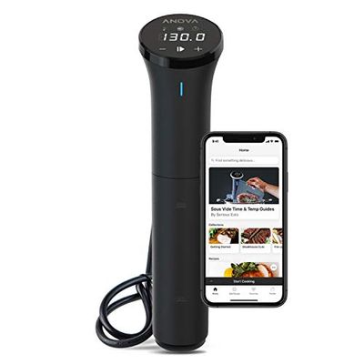 Anova Culinary AN400-US00 Nano Sous Vide Precision Cooker, 12.8" x 2.2" x 4.1"
