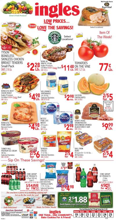 Ingles (GA, NC, SC, TN) Weekly Ad Flyer May 19 to May 25