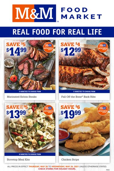 M&M Food Market (AB, BC, NWT, Yukon, NL) Flyer May 20 to 26