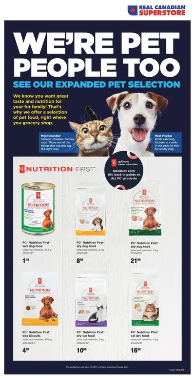 Real Canadian Superstore (ON) Pet Food Flyer May 20 to June 16