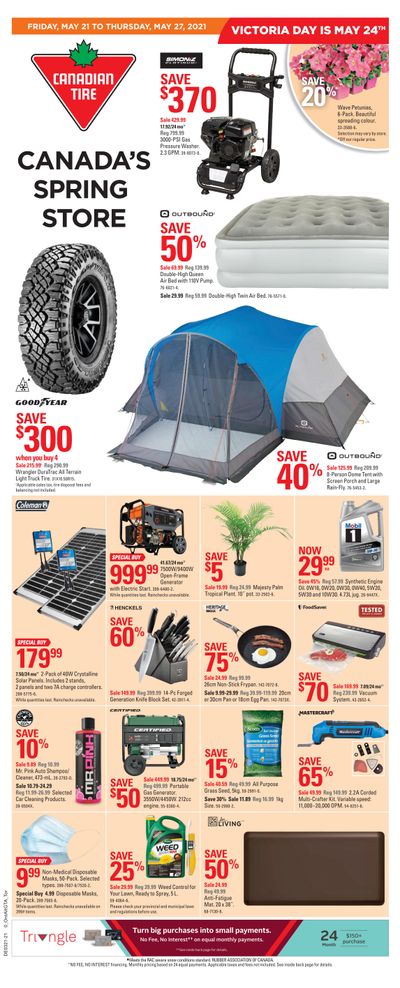 Canadian Tire (ON) Flyer May 21 to 27