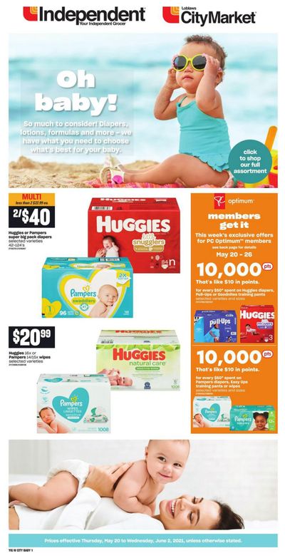 Loblaws City Market (West) Baby Insert May 20 to June 2