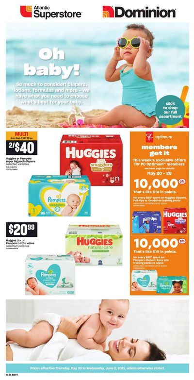 Atlantic Superstore Baby Insert May 20 to June 2