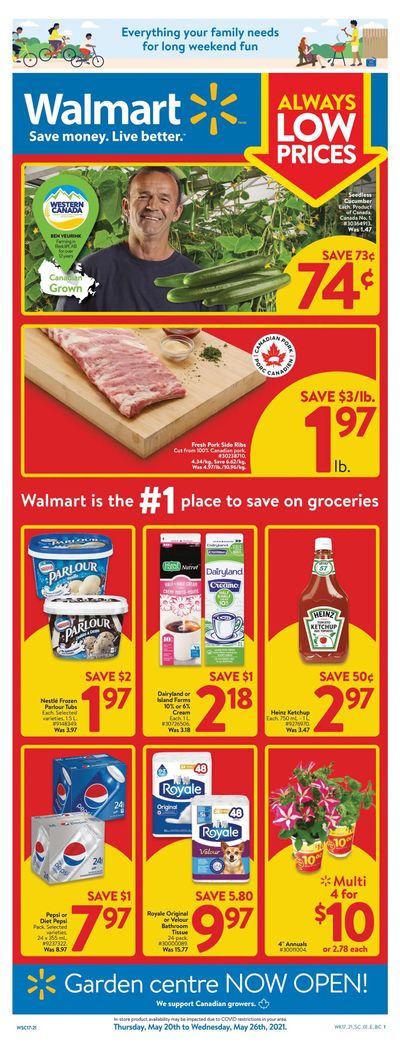 Walmart (West) Flyer May 20 to 26