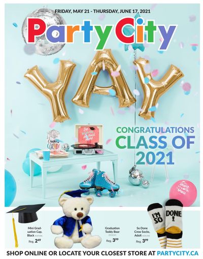 Party City Flyer May 21 to June 17