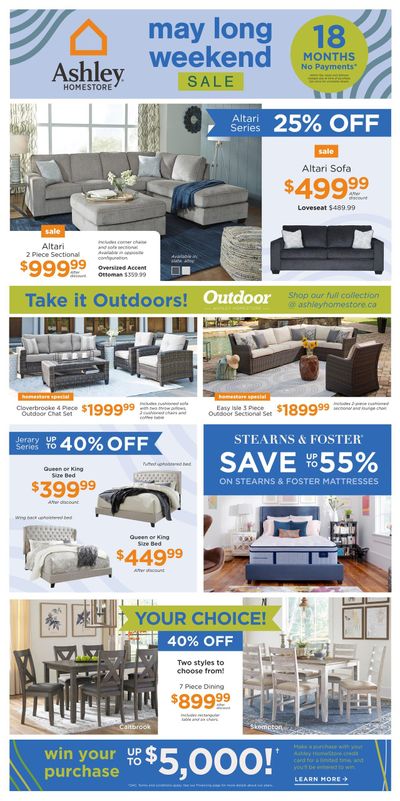 Ashley HomeStore (West) Flyer May 18 to 27