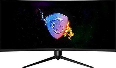MSI UWQHD Non-Glare Super Narrow Bezel 1ms 3440 x 1440 100Hz Refresh Rate FreeSync 34” VA Gaming Monitor (Optix MAG342CQRV)
