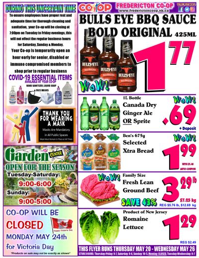 Fredericton Co-op Flyer May 20 to 26