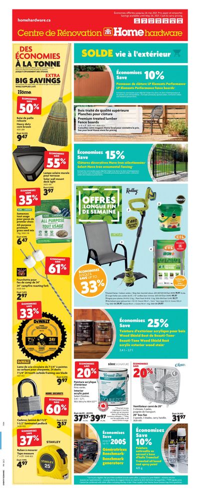 Home Hardware Building Centre (QC) Flyer May 20 to 26
