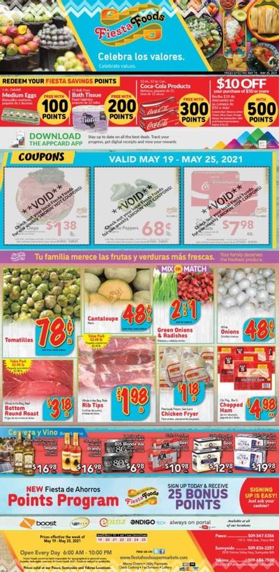 Fiesta Foods SuperMarkets (WA) Weekly Ad Flyer May 19 to May 25