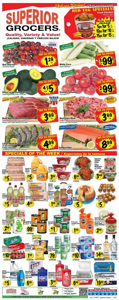 Superior Grocers (CA) Weekly Ad Flyer May 19 to May 25