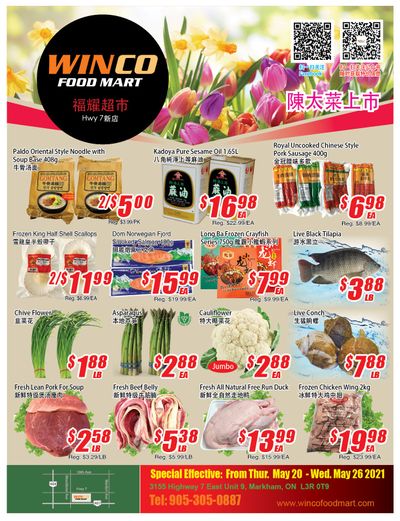 WinCo Food Mart (HWY 7) Flyer May 20 to 26