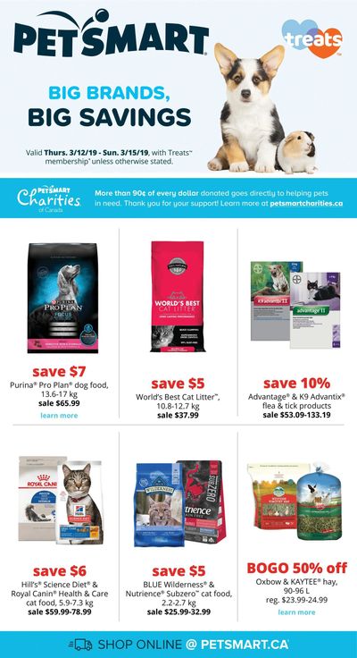 PetSmart Flyer March 12 to 15
