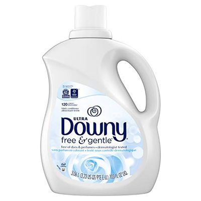 Downy Ultra Free & Gentle, Fabric Softener Liquid, Fabric Conditioner, 3.06 L (120 Loads) - Packaging May Vary