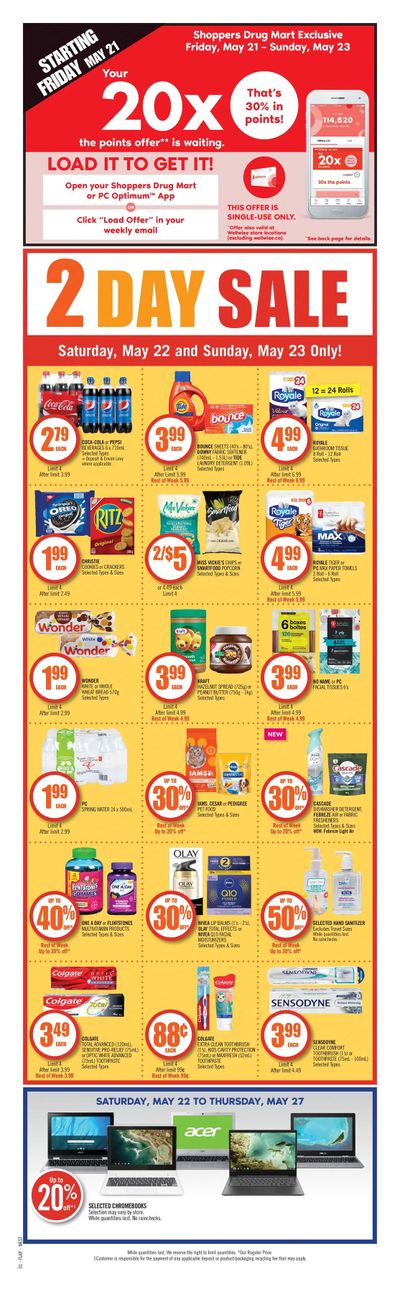 Shoppers Drug Mart (West) Flyer May 22 to 27