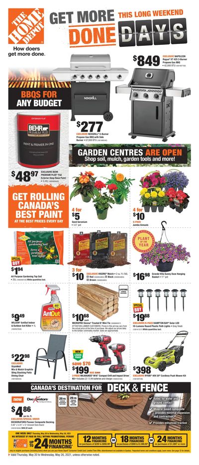 Home Depot (ON) Flyer May 20 to 26