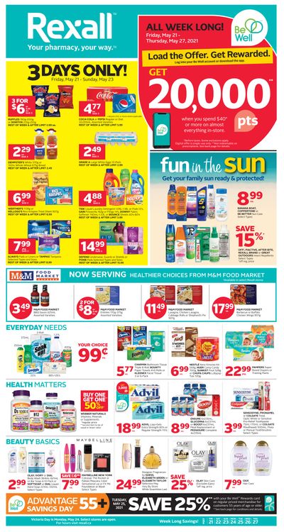 Rexall (West) Flyer May 21 to 27