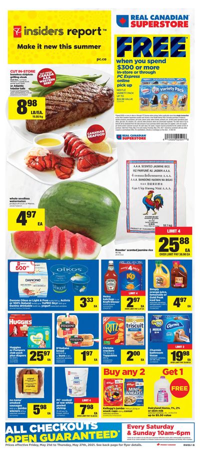 Real Canadian Superstore (West) Flyer May 21 to 27