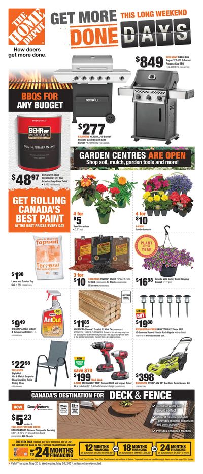 Home Depot (Atlantic) Flyer May 20 to 26